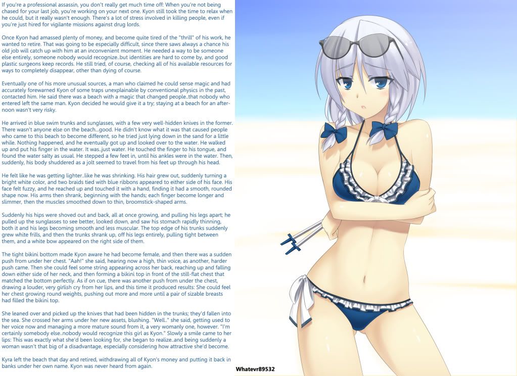 Beach Retirement Anime Tg Caption Photo By Whatevr89533